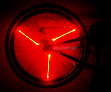 Велосипедное освещение на колеса